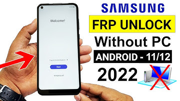 All Samsung ANDROID 11/12  |  Without PC  GOOGLE ACCOUNT BYPASS  {2022 New Trick 100% Working}