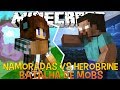 Namoradas Vs Herobrine  !! - Briga de Mobs Minecraft