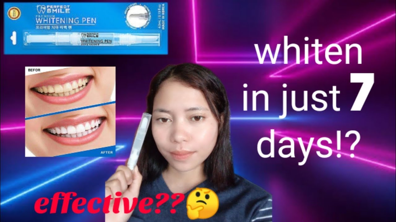 PERFECT SMILE TEETH WHITENING REVIEW, EFFECTIVE BA?? YouTube
