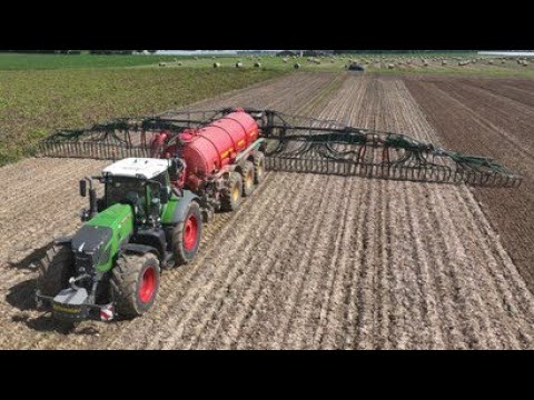 Vredo VT5518-3 , Fendt 1042 - Lohnunternehmen Steyns - Injectage de lisier