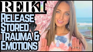 Reiki To Release Stored Trauma, Trapped Emotions & Feel Liberated | Energy Healing / ASMR