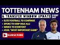 TOTTENHAM NEWS & TRANSFER WINDOW UPDATE: Football to Carry On, Dele to Stay, "Most Important Game"