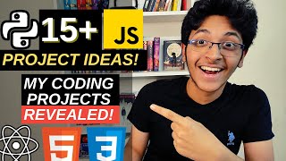 15+ BEST PROJECT IDEAS TO LEARN TO CODE🔥 | Revealing My Project Portfolio!