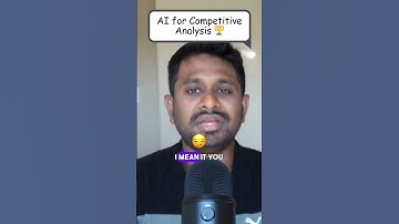 Using Artificial Intelligence for Competitive Analysis. #shortsfeed  #shortsyoutube #shortvideo