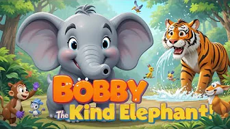 Bobby the Kind Elephant π | Moral Story for Kids