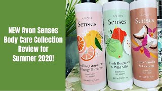 NEW Avon Senses Body Care Collection Review for Summer 2020!