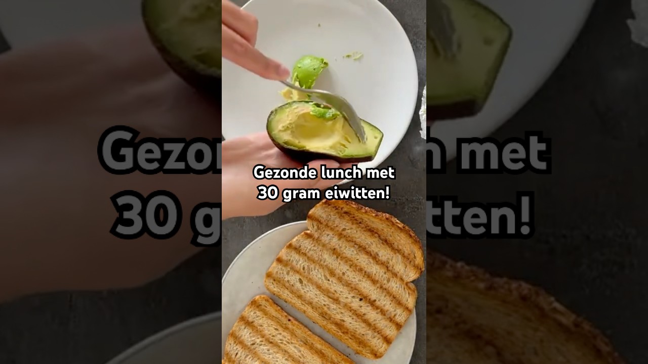 Makkelijke & gezonde lunch met 30 gram eiwit! 🤩 