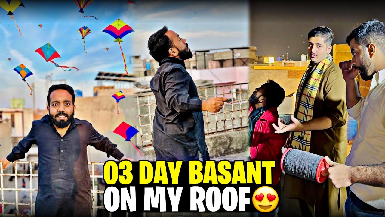 Basant 2026❤️Last Day Heavy Kite Flying On My Roof🪁Ahmad Rao Vlogs