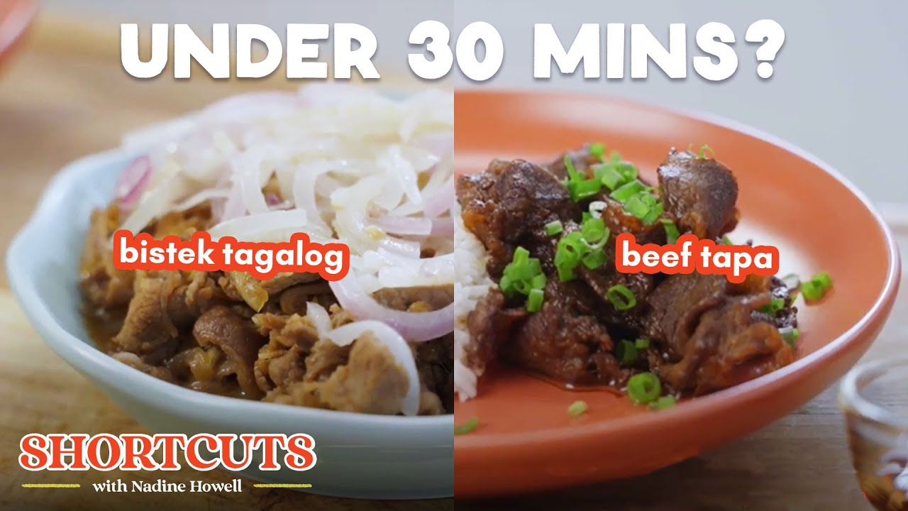 Easy Bistek Tagalog and Beef Pares 2 in 1 Recipe  | Shortcuts with Nadine Howell | FEATR