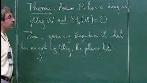 Workshop on Conservative Dynamics and Symplectic Geometry - Reeb chords for fillable Legendrians