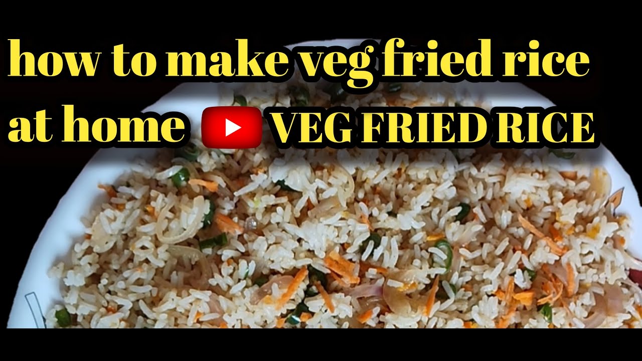 VEEEG FRIED RICE Veg Fried Rice in Kannada Vegetable Fried Rice