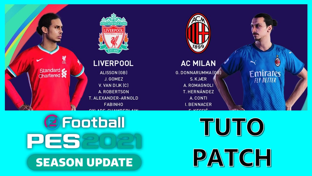 Tuto PES  2022 installation du patch Option File quipes 