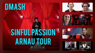 Dimash sinful passion live arnau tour- best reactions compilation.