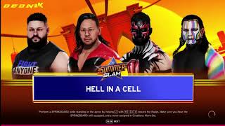 Kevin Owens Vs Nakamura Vs Finn Balor Vs Jeff Hardy Fatal 4 Way Hell In A Cell Match At Summerslam