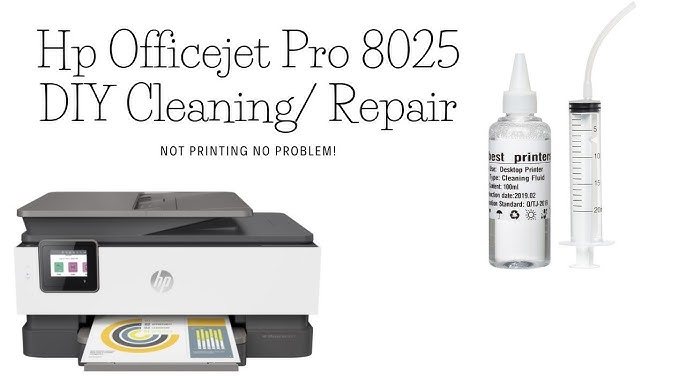 HP OfficeJet 8012 Printhead Cleaning