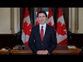 Message du premier ministre trudeau  loccasion de la fte du canada