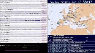 monitor sismico Italia / Seismograph Live Earthquake