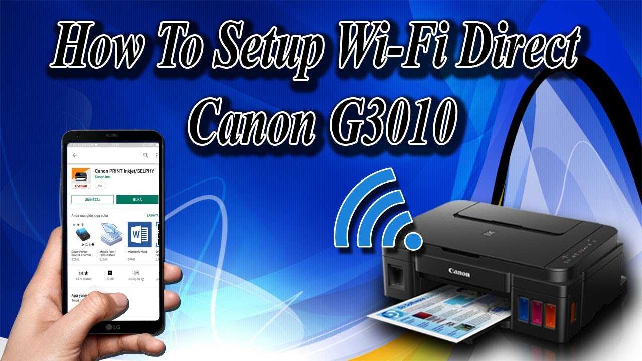 canon pixma g3411 setup