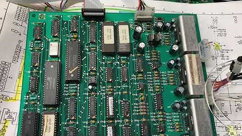 Data East Starwars Sound Board Repair and Test