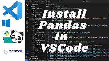 How to Install Pandas in Vs Code On Windows 11