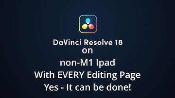 How to get all Editing pages in Davinci 18 on old iPad