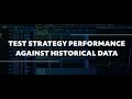 Desktop quickstart  test strategy performance against historical data
