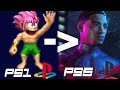 Play Station Games Evolution - Ps1 Vs Ps5