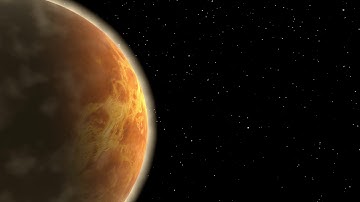 Planet Venus Rotate Space 3D Animation | Free Animated 4K Motion Background #255