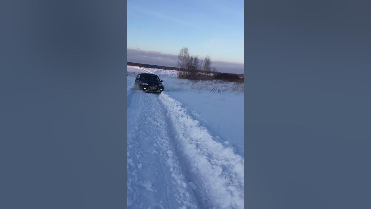 Нива Шевроле снег оффроад