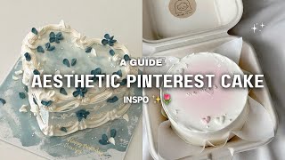 Watch this for Aesthetic CAKE Pinterest Inspo ✨ ^ | Relaxingggg | Callmebigsis