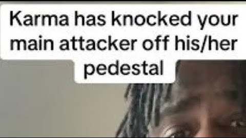 Karma has knocked them off their pedestals #masterkeyprogram 