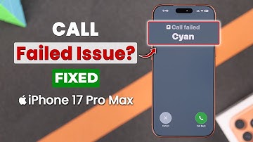 Fix- iPhone 17 "Call Failed" Error! [Step by Step]