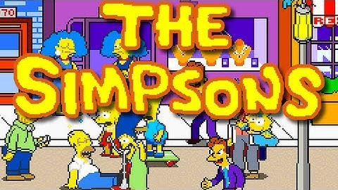 LGR - The Simpsons Arcade Game - Arcade, C64, DOS PC Game Review