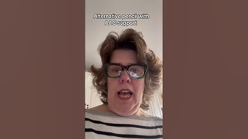 Alternative pencil - label maker #autism #aac #specialeducation