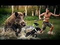 SWAMP MONSTER CHARGE! Wild Boar Hunting Gone Wrong (Almost Died) FULL 4K