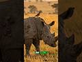 The Tiny Bird That Protects a Two-Ton Rhino 🦏🐦