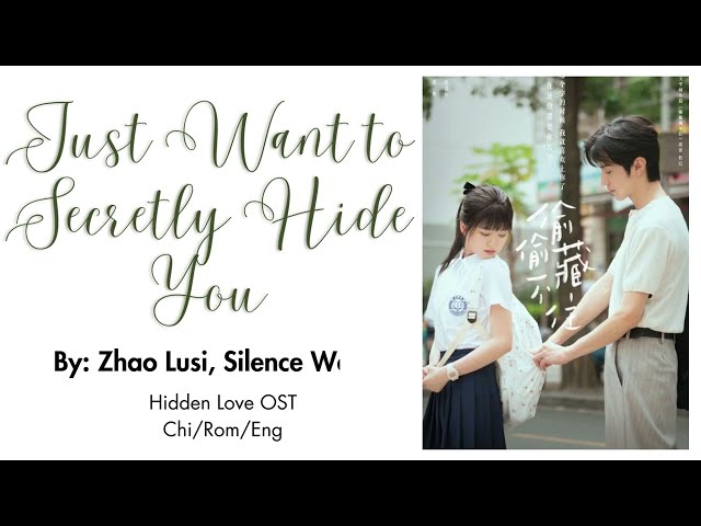 [OST LYRICS] Just Want to Secretly Hide You by Zhao Lusi and Silence Wang (Hidden Love OST) class=