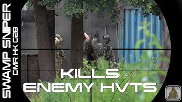 Airsoft Sniper Kills Enemy HVTs - Swamp Sniper