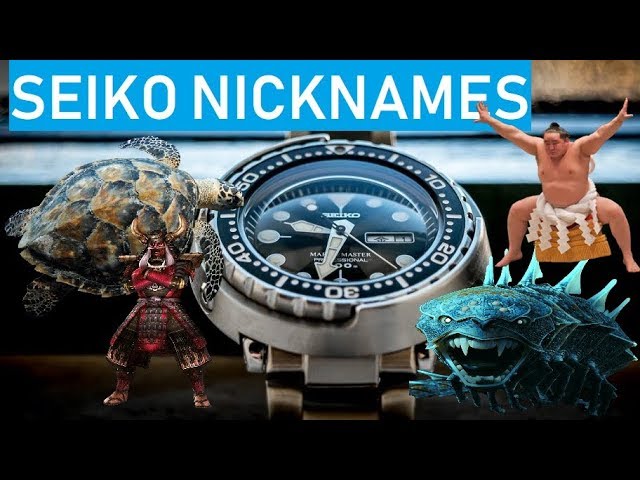 Donation Intim Glimte Top 10 Seiko Watches and their NickNames - YouTube