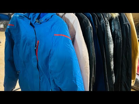 Куртки секонд-хенд мікс 1 сорт від 10 кг, видео 5