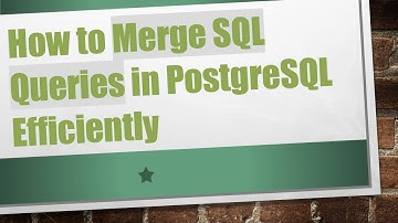 How to Merge SQL Queries in PostgreSQL Efficiently