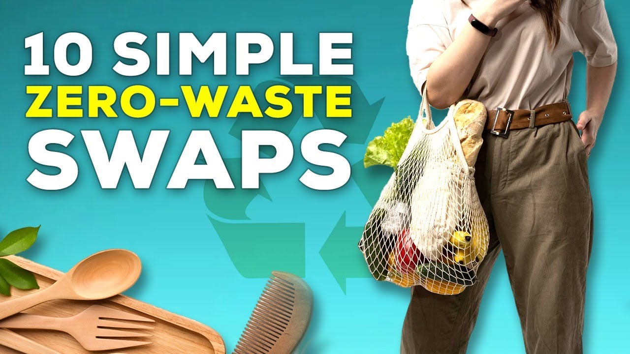 10 Simple Zero Waste Swaps for a Greener Home 🌿 | Eco-Friendly Tips