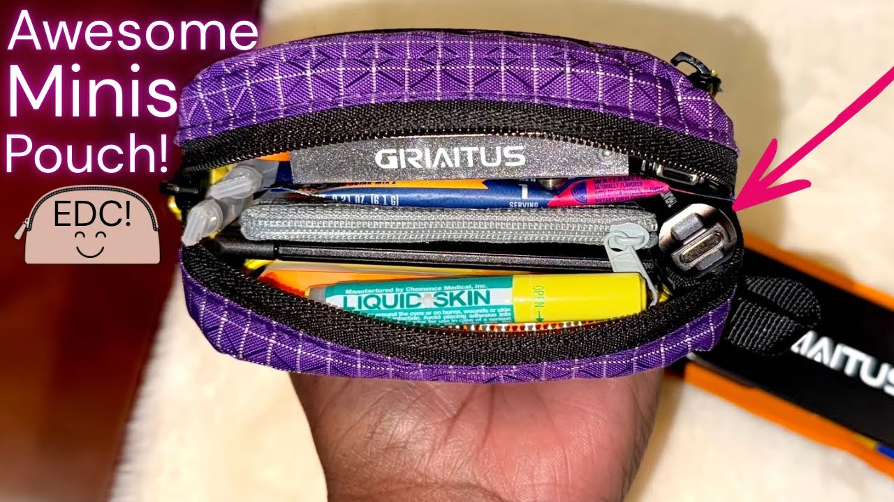 What's in my little mini Bag?! 💕 Zip Pouch EDC Essentials! WIMB