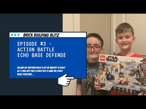 Brick Building Blitz Episode 3 - Lego Star Wars Action Battle Echo Base Defense