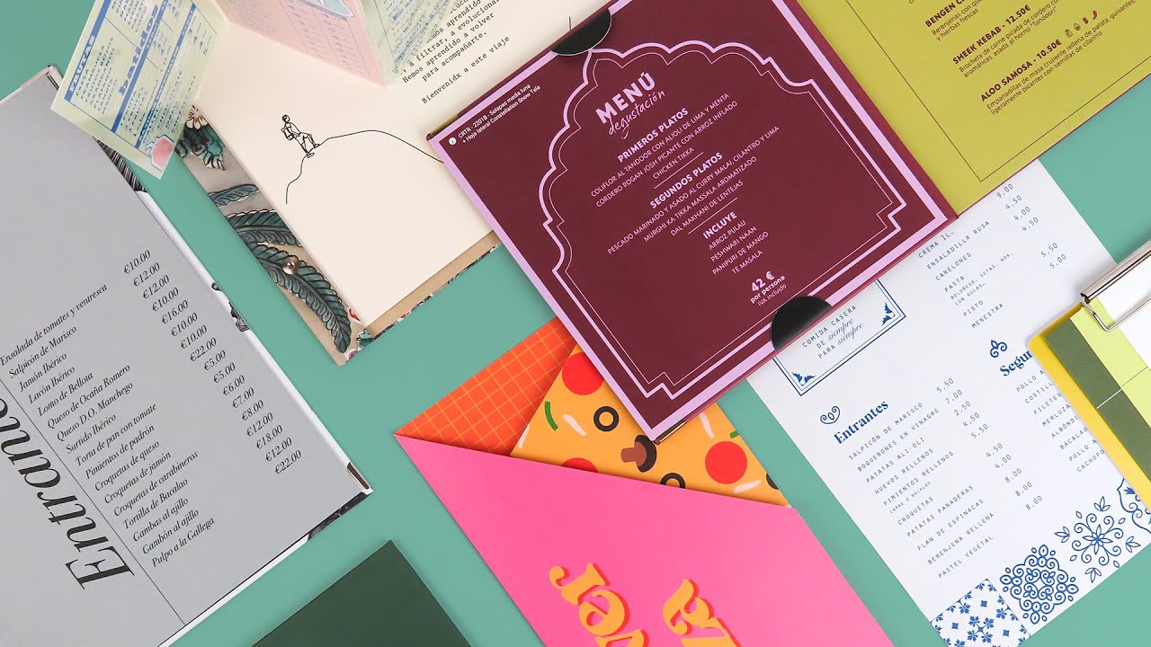 Colección de cartas restaurante 2023