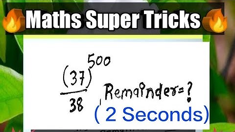 #Maths_Super_Tricks||Finding Remainder in 2 Seconds ||Algebra Tricks💞||Vedic Maths💜