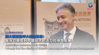 Australian Ambassador To China Chinas Economy And Green Development Show Great Vitality