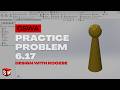 CSWA Practice Problem 6.17 Solution | SolidWorks Exam Guide