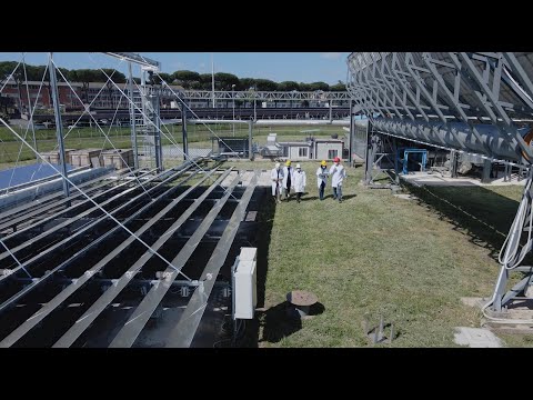 ENEA Channel - Nuova infrastruttura sperimentale per produrre calore per industria da fonte solare