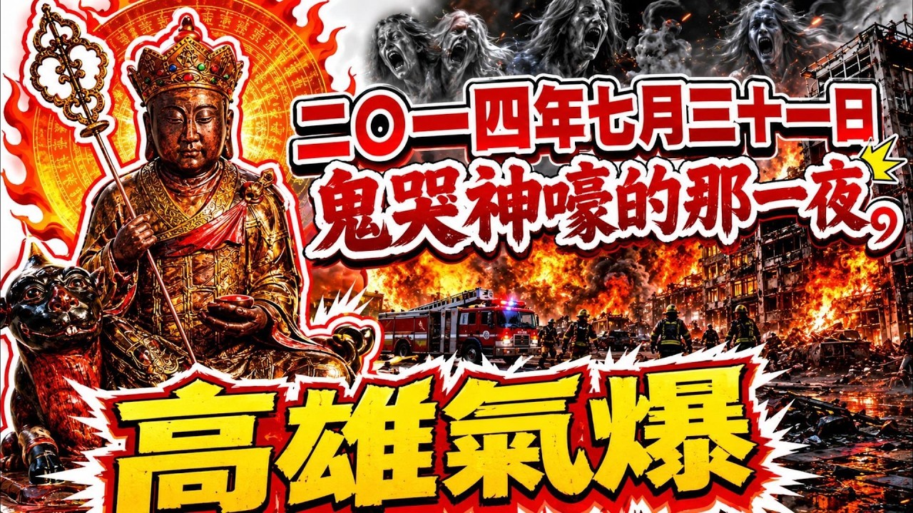 高雄氣爆十二年後，地下仍傳來敲門聲！地藏王夜渡亡魂，東嶽大帝追查被隱藏的業債
